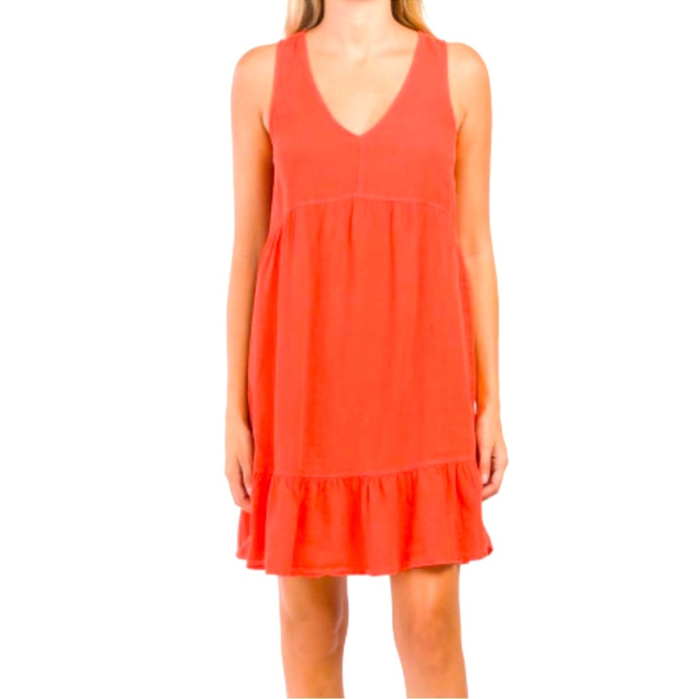 Cynthia Rowley tiered sleeveless mini dress size small